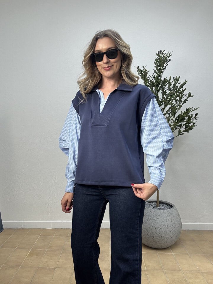 PENS KOL SWEAT 3119 S - Lacivert