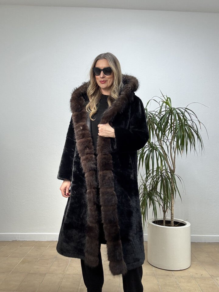 İTHAL UZUN KÜRK 18403 SIYAH - STD