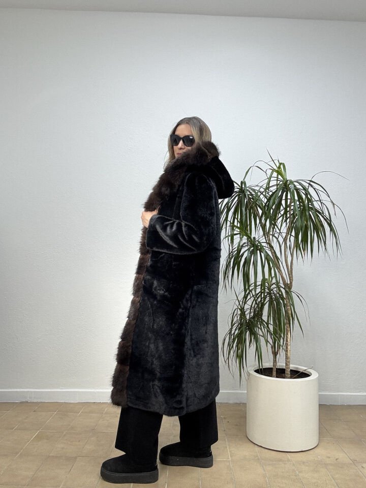 İTHAL UZUN KÜRK 18403 SIYAH - STD