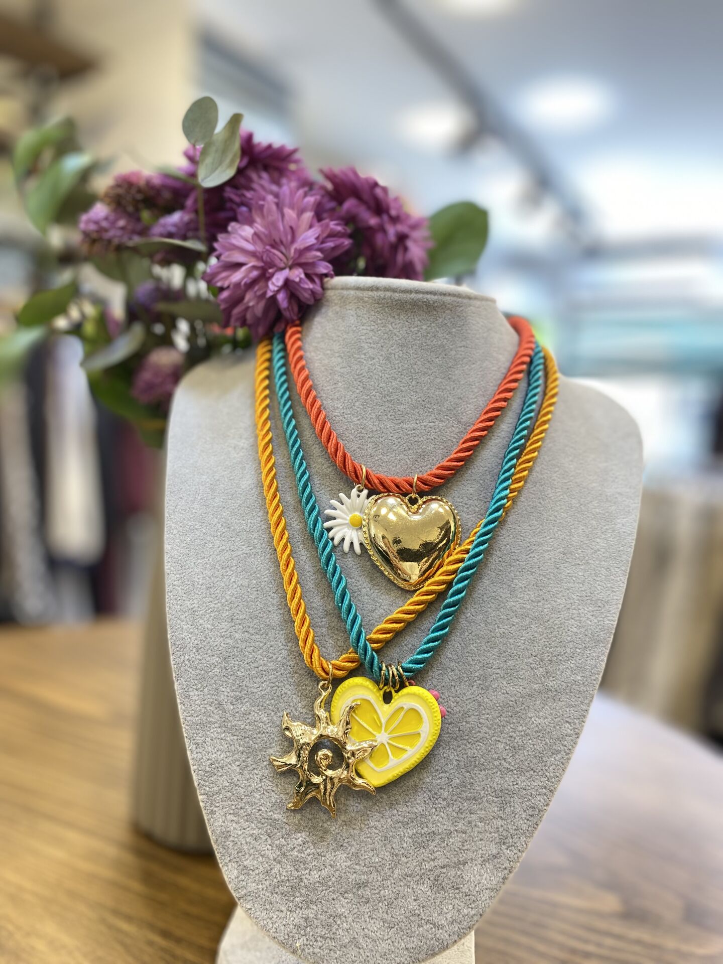 KORDON İPLİ LİMON KALP KO RENKLİ