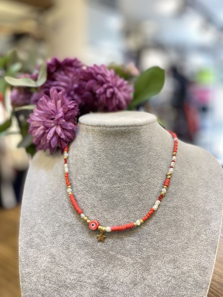 NAZARLI BONCUK KO KIRMIZI