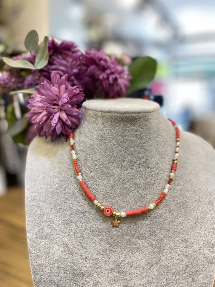 NAZARLI BONCUK KO KIRMIZI