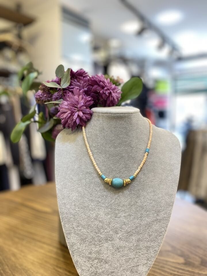 BONCUK MAVİ TAŞ KO TOZ PEMBE