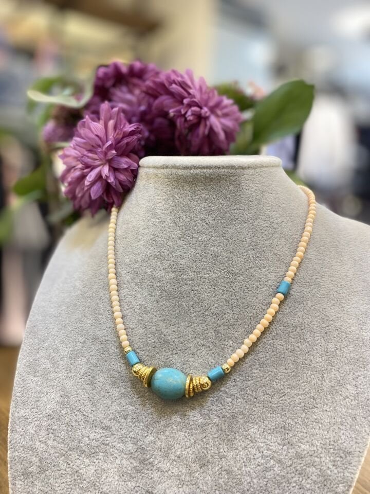 BONCUK MAVİ TAŞ KO TOZ PEMBE