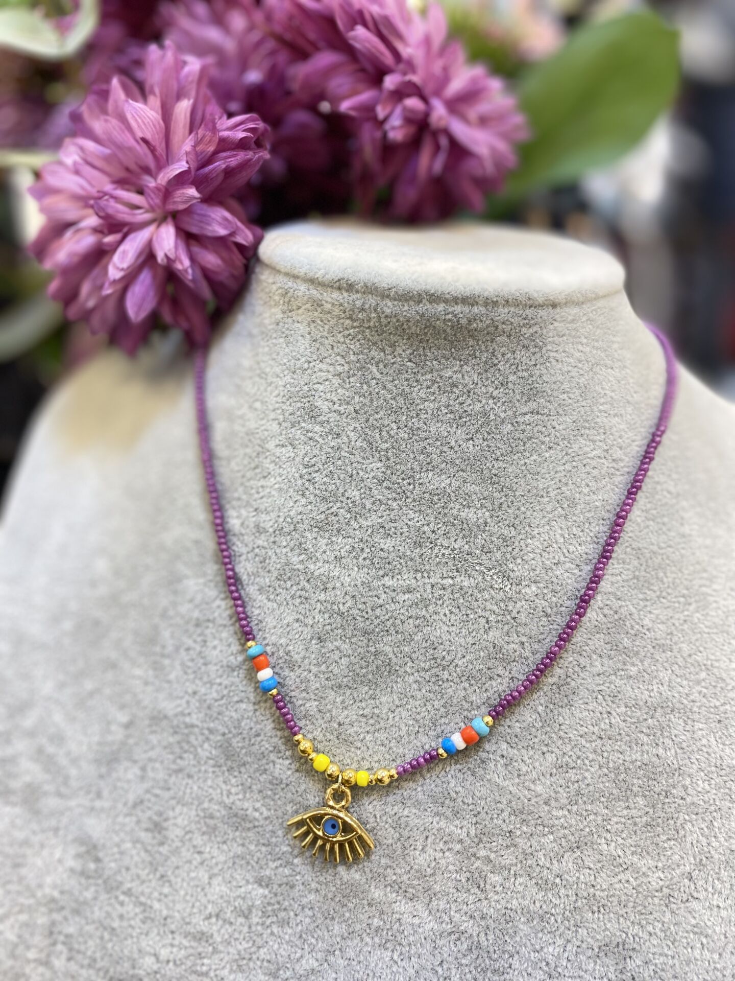 GÖZ FİGÜR BONC. CHOKER KO MOR