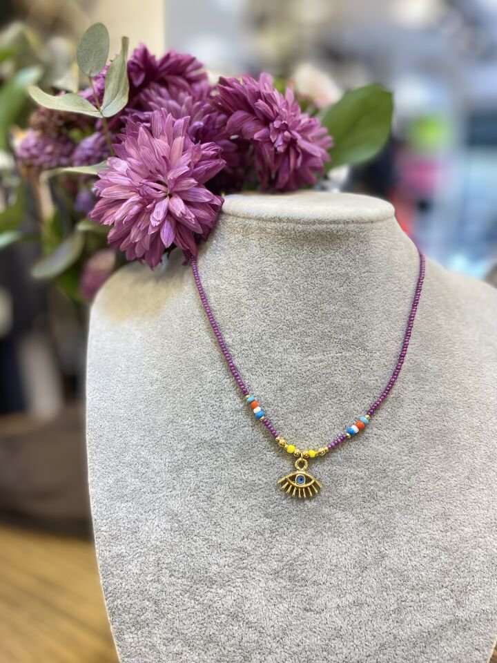 GÖZ FİGÜR BONC. CHOKER KO MOR