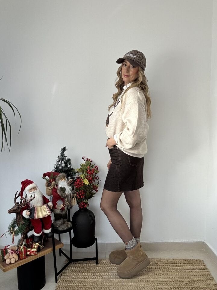 KISA KOT ETEK KAROL Kahverengi - 40