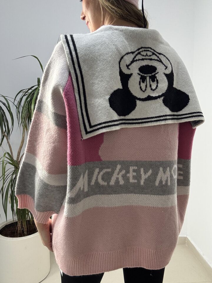 İTHAL MICKEY MOUSE KAZAK STD - Pembe