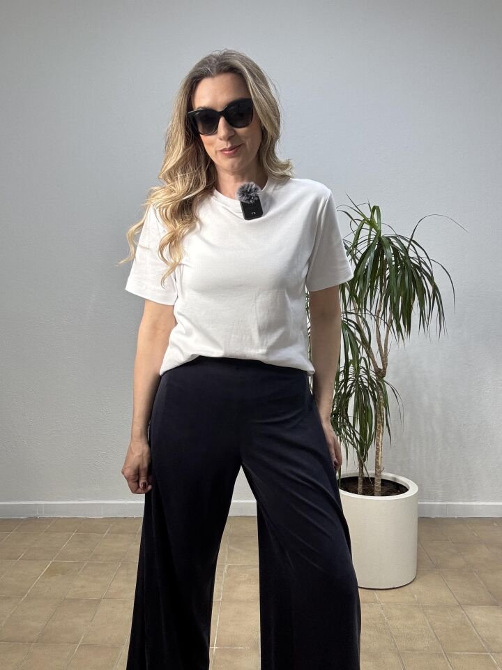 YANLARI AÇILAN MODAL PANTOLON 26Y1604 44 - Lacivert