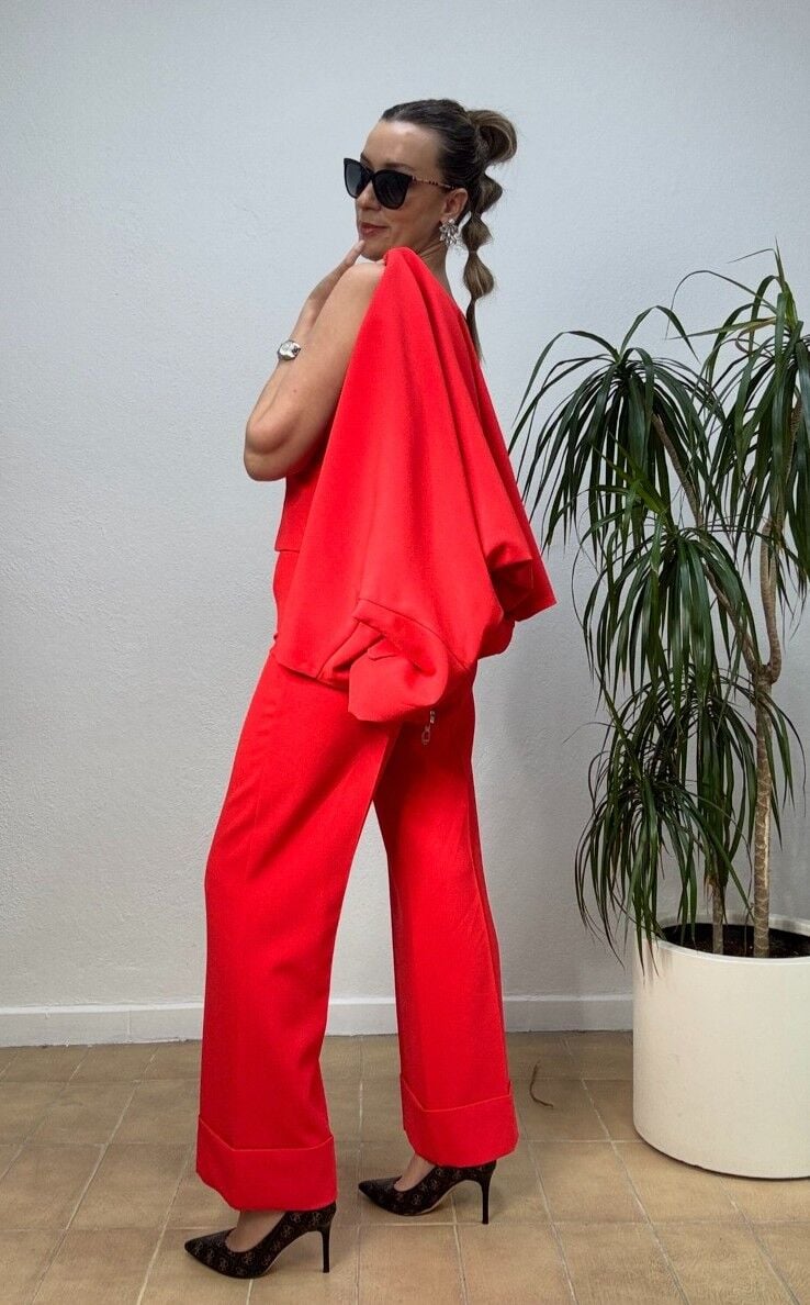 CEKETLİ 3LÜ ŞIK TAKIM 42 - Mercan