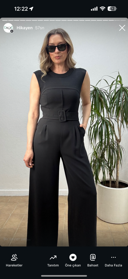 SIRTI TRANSPARAN TULUM 50172 42 - Siyah