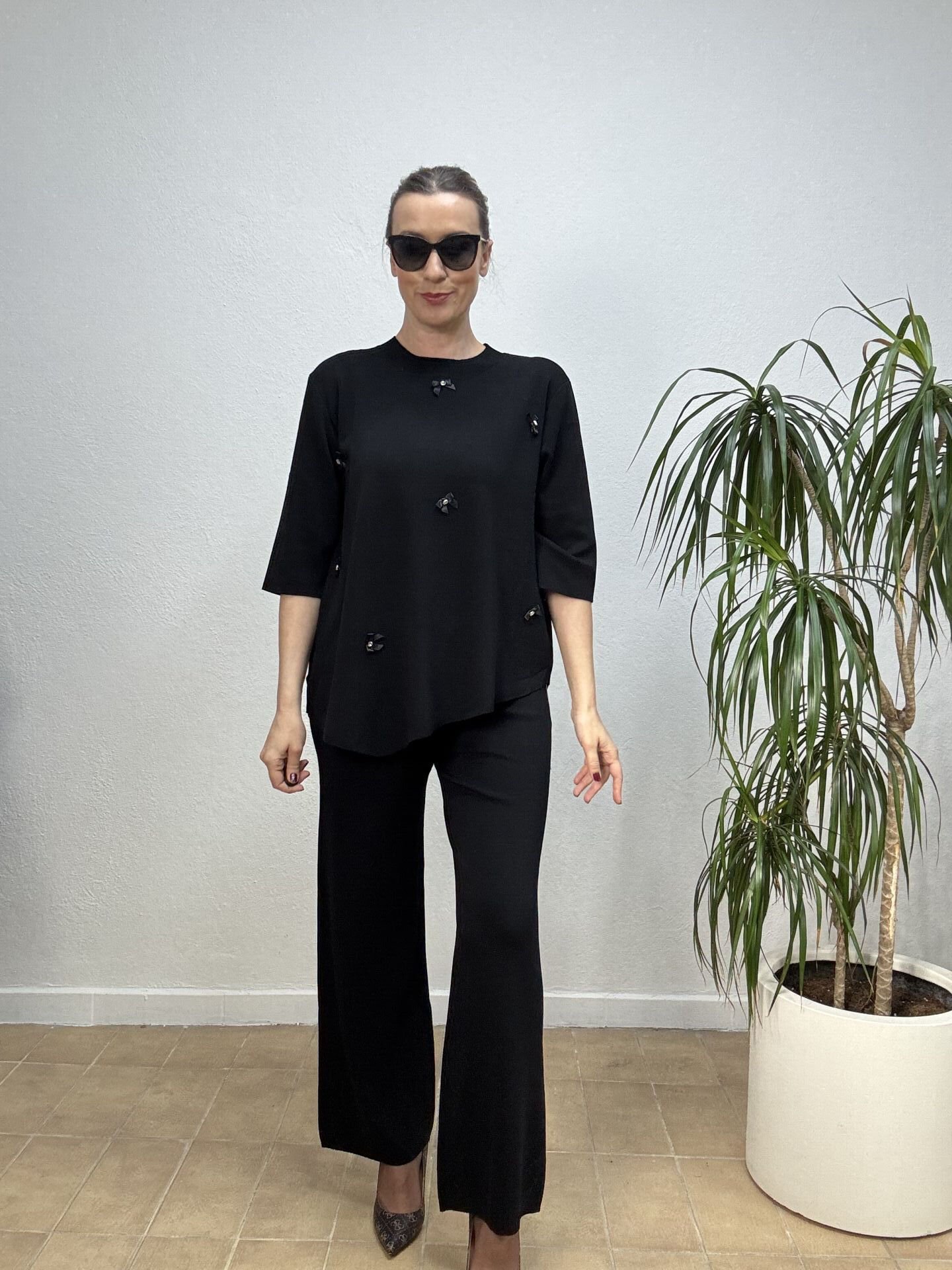 İTHAL FİYONKLU TAKIM STD - Siyah