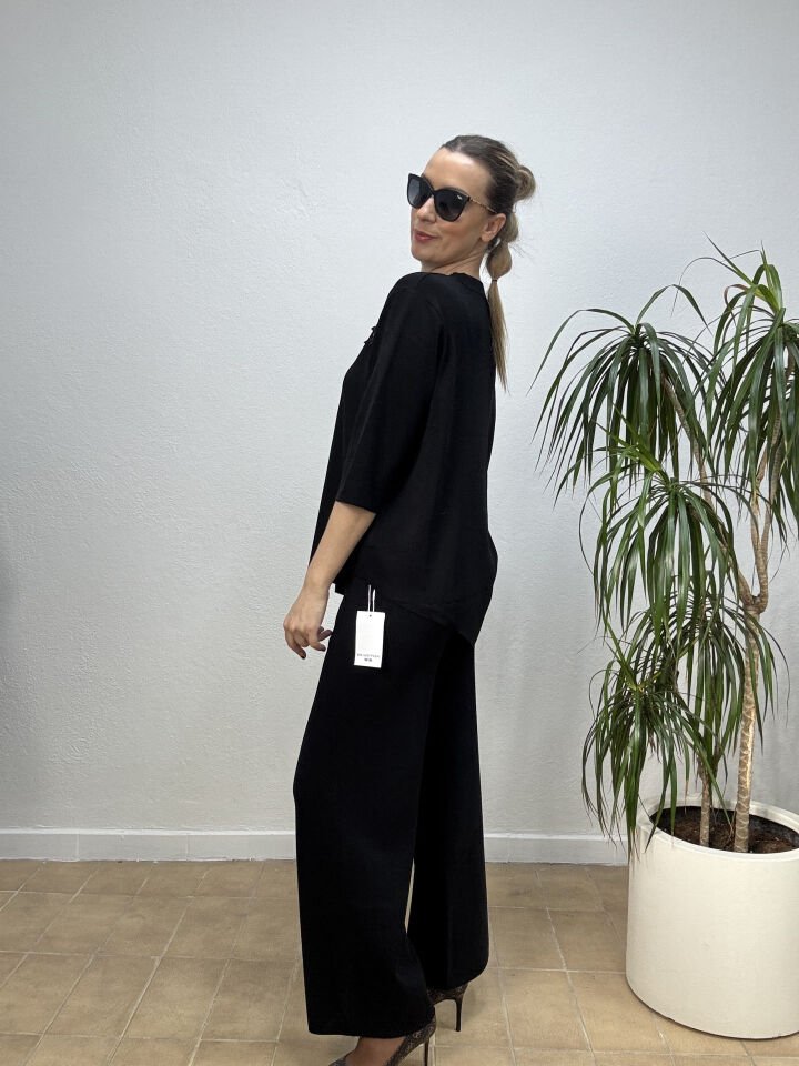 İTHAL FİYONKLU TAKIM STD - Siyah