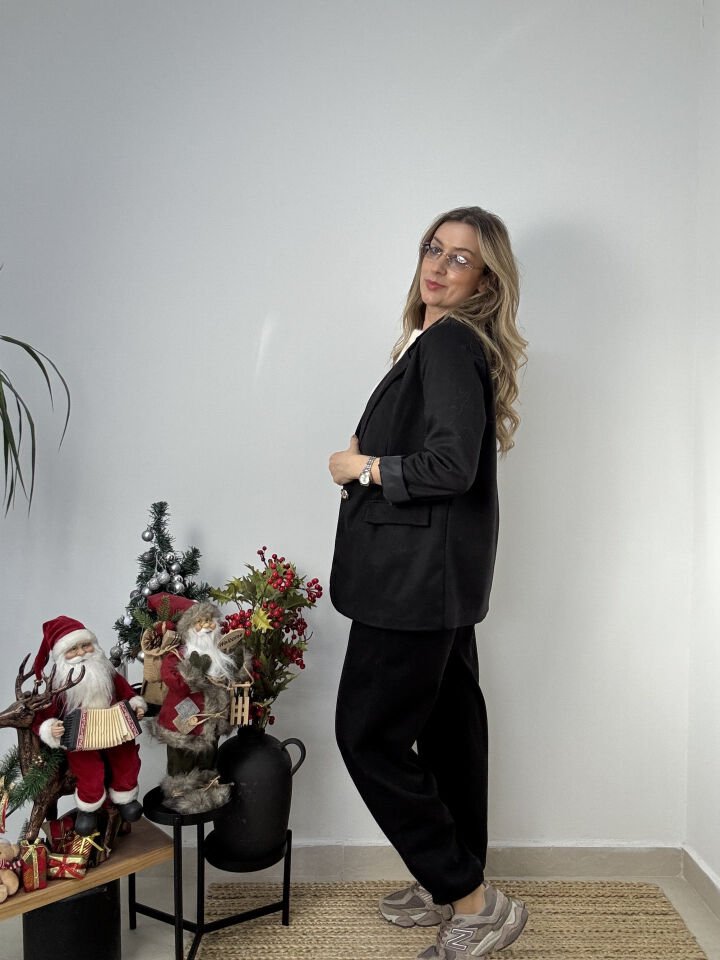 İTHAL KAŞE CEKETLİ TAKIM KHV / STD