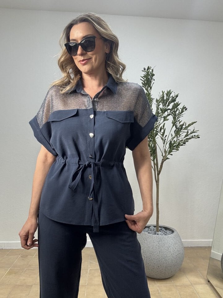 MİX KUMAŞ MODAL TAKIM 3130 M - Lacivert