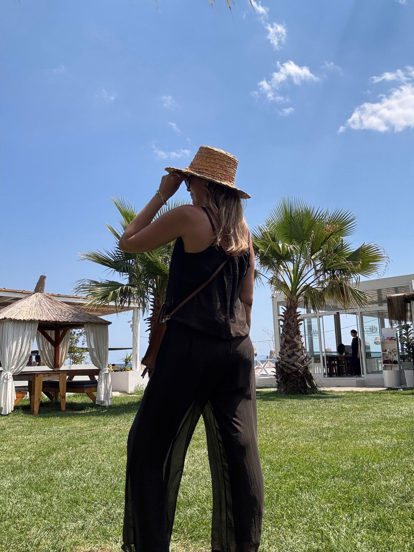 İTHAL İPEK ASKILI ASTARLI TULUM 64926 STD - Kahverengi