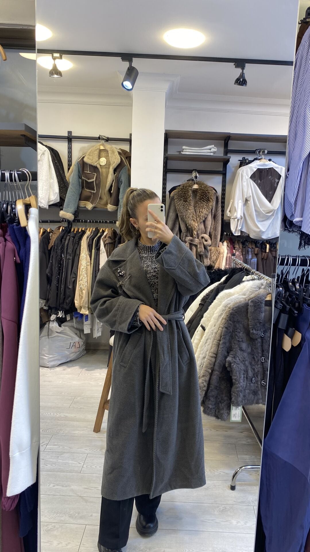 İTHAL BALIK SIRTI KAŞE MONT GRİ / STD