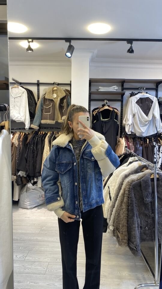 İTHAL ARKASI ŞİŞME JEAN MONT MAVİ / 36