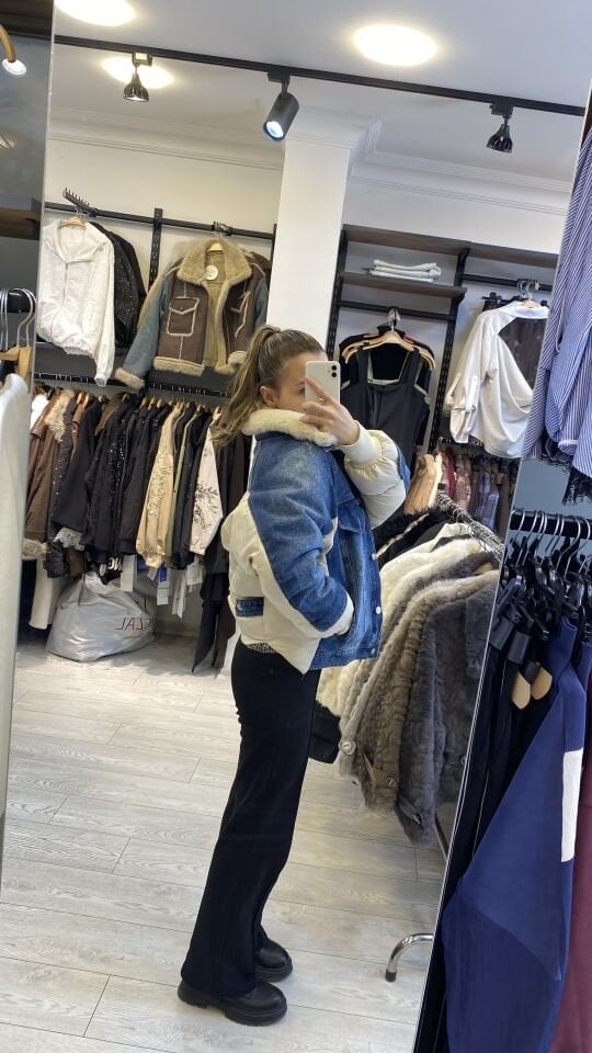 İTHAL ARKASI ŞİŞME JEAN MONT MAVİ / 36