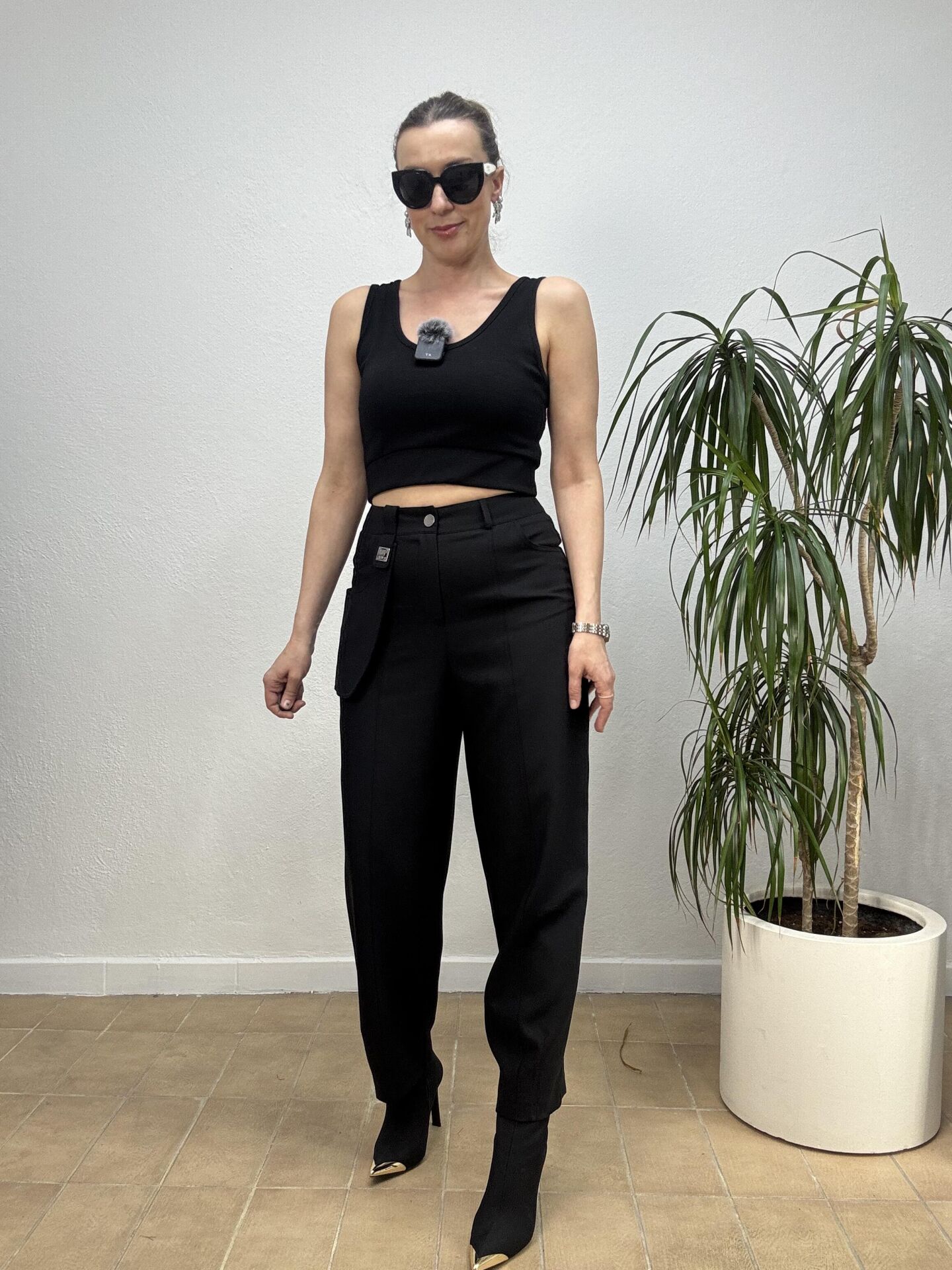 KYLIE CEP AKS PANTOLON 2612 38 - Siyah