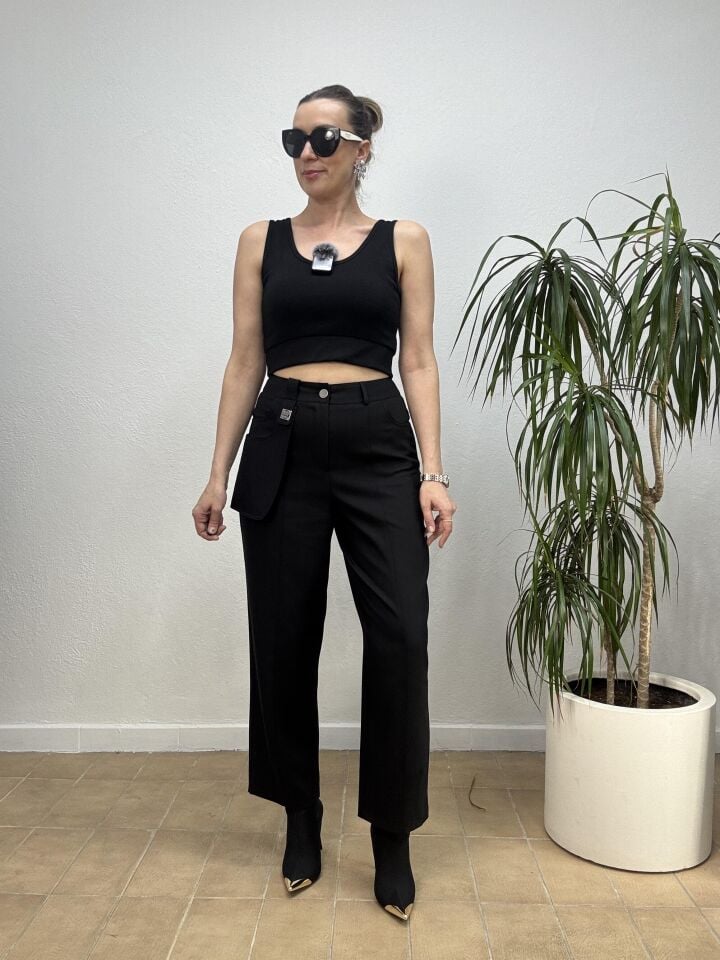 KYLIE CEP AKS PANTOLON 2612 42 - Siyah