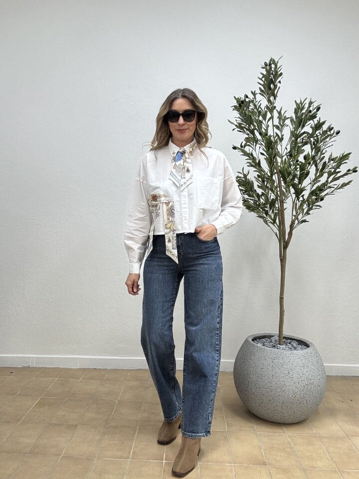 VINTAGE DÜZ PAÇA JEAN MAVİ / 31