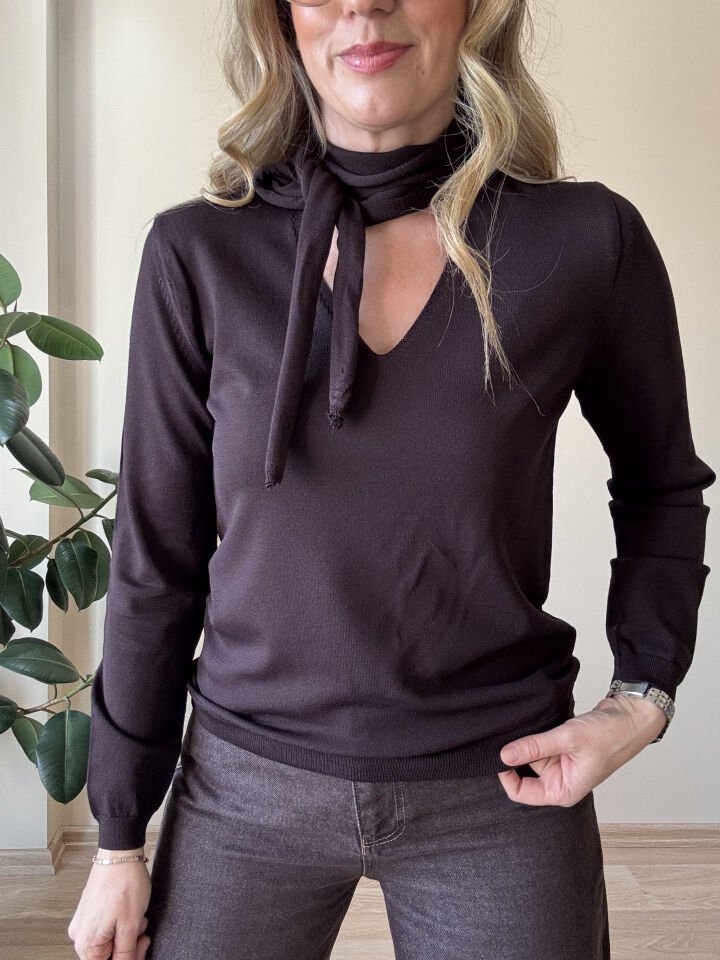 KENDİNDEN FULARLI MERSERİZE KAZAK KHV / M