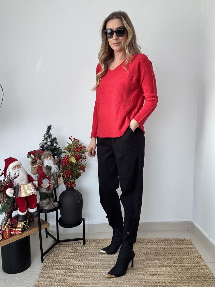 İTHAL BASIC LİKRALI TRİKO KIRMIZI / STD