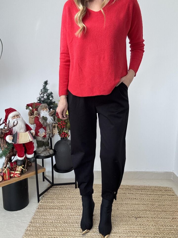 İTHAL BASIC LİKRALI TRİKO KIRMIZI / STD