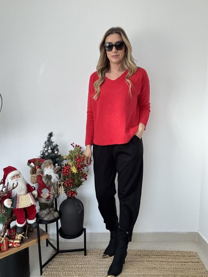 İTHAL BASIC LİKRALI TRİKO KIRMIZI / STD