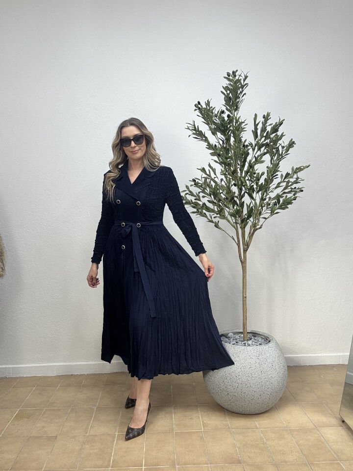 İTHAL AKORDİYON KUMAŞ DÜRÜMCÜK ELBİSE LCV / STD