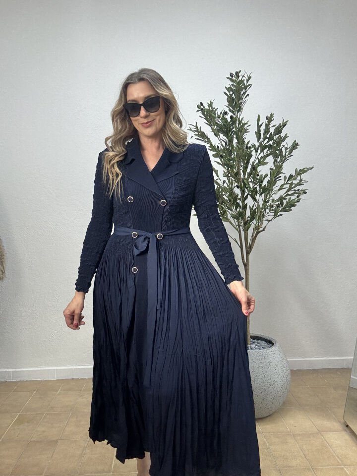 İTHAL AKORDİYON KUMAŞ DÜRÜMCÜK ELBİSE LCV / STD