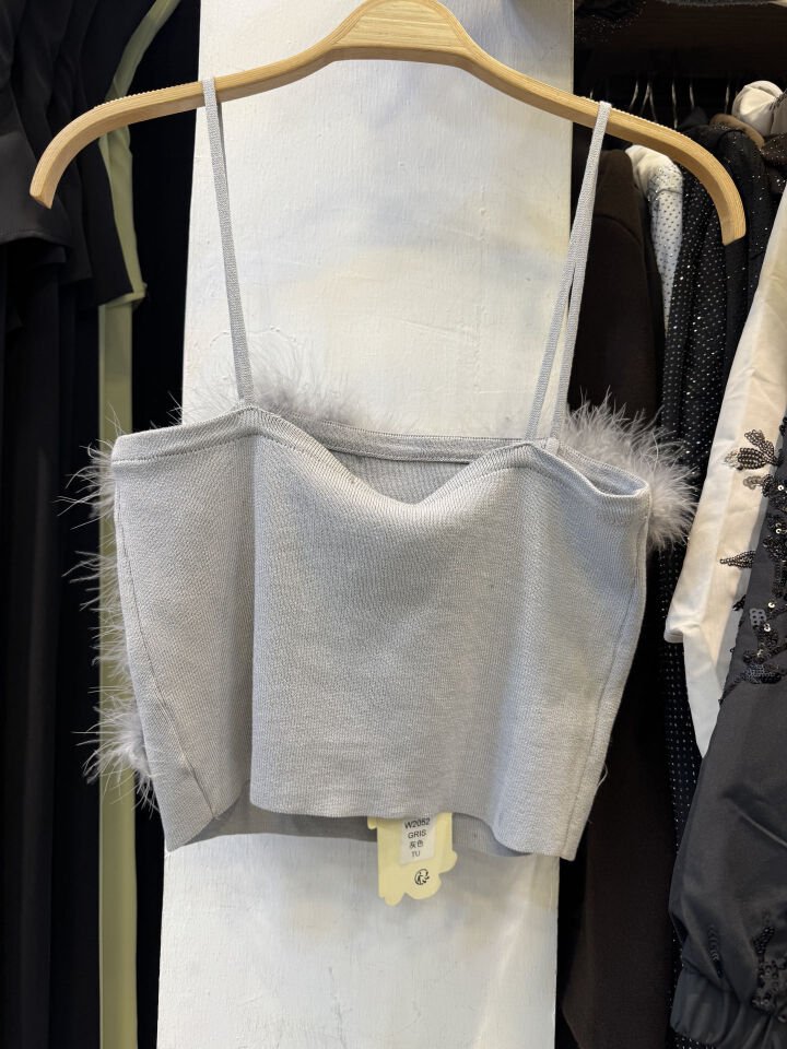 İTHAL GRİ TÜYLÜ BÜSTİYER GRİ / STD