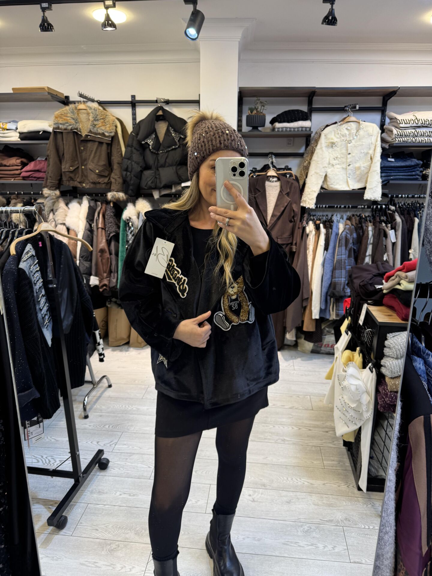 İTHAL TEDİLİ KADİFE CEKET SİYAH / STD