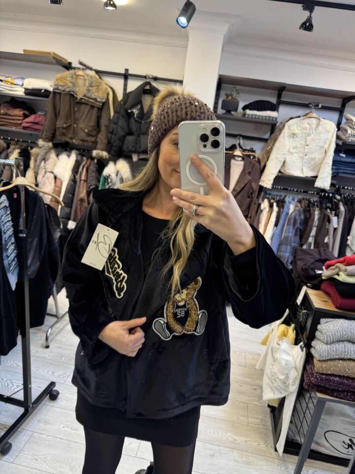 İTHAL TEDİLİ KADİFE CEKET SİYAH / STD