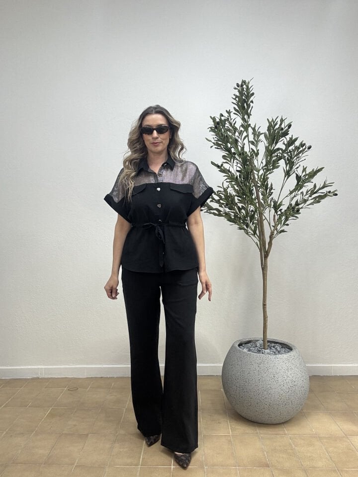 MİX KUMAŞ MODAL TAKIM 3130 S - Siyah