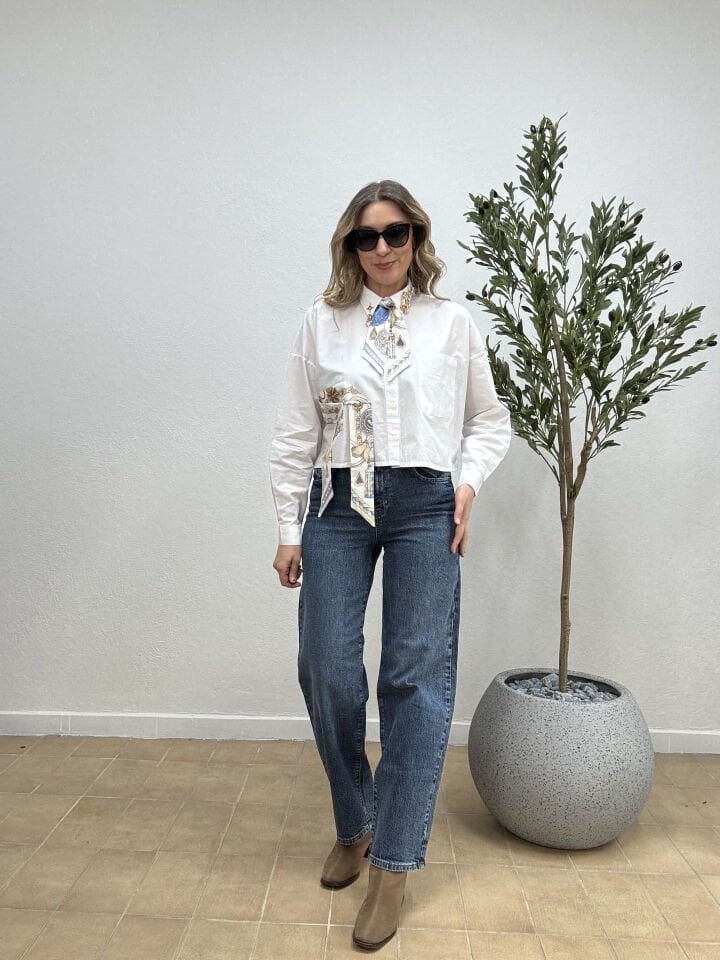 VINTAGE DÜZ PAÇA JEAN MAVİ / 26