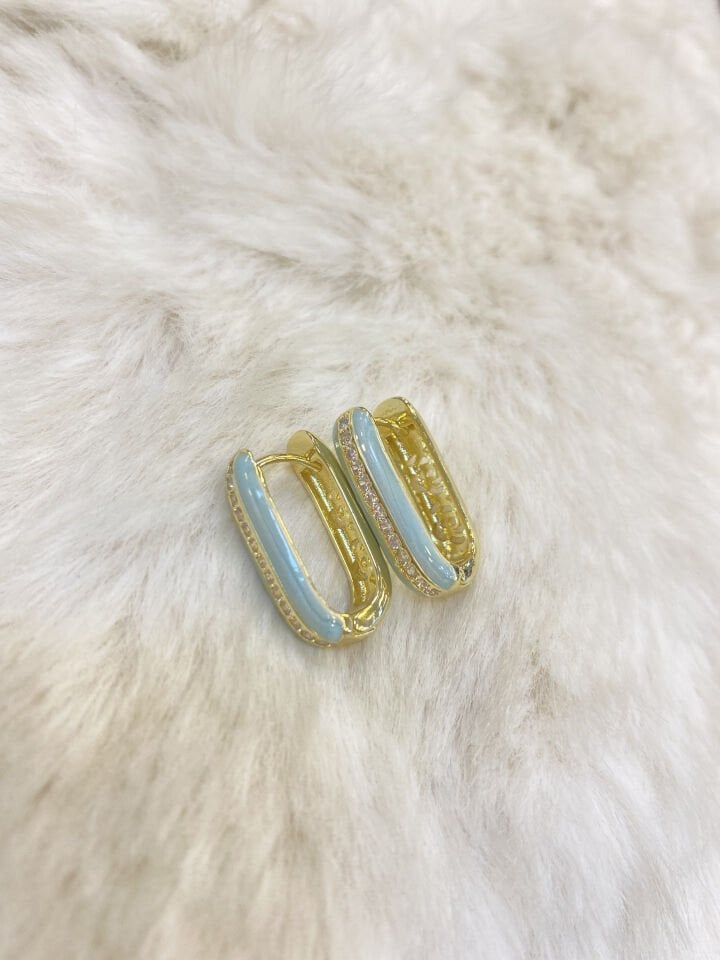 DİKDÖRTGEN ORTASI TAŞ KÜ MAVİ