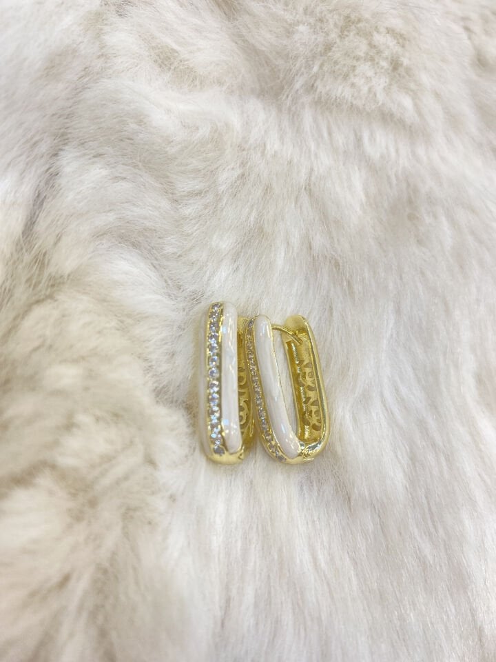 DİKDÖRTGEN ORTASI TAŞ KÜ BEYAZ