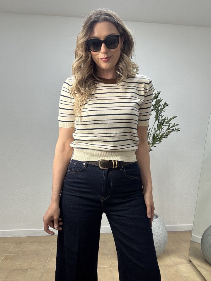 GENİŞ PAÇA PANTOLON Lacivert - 40