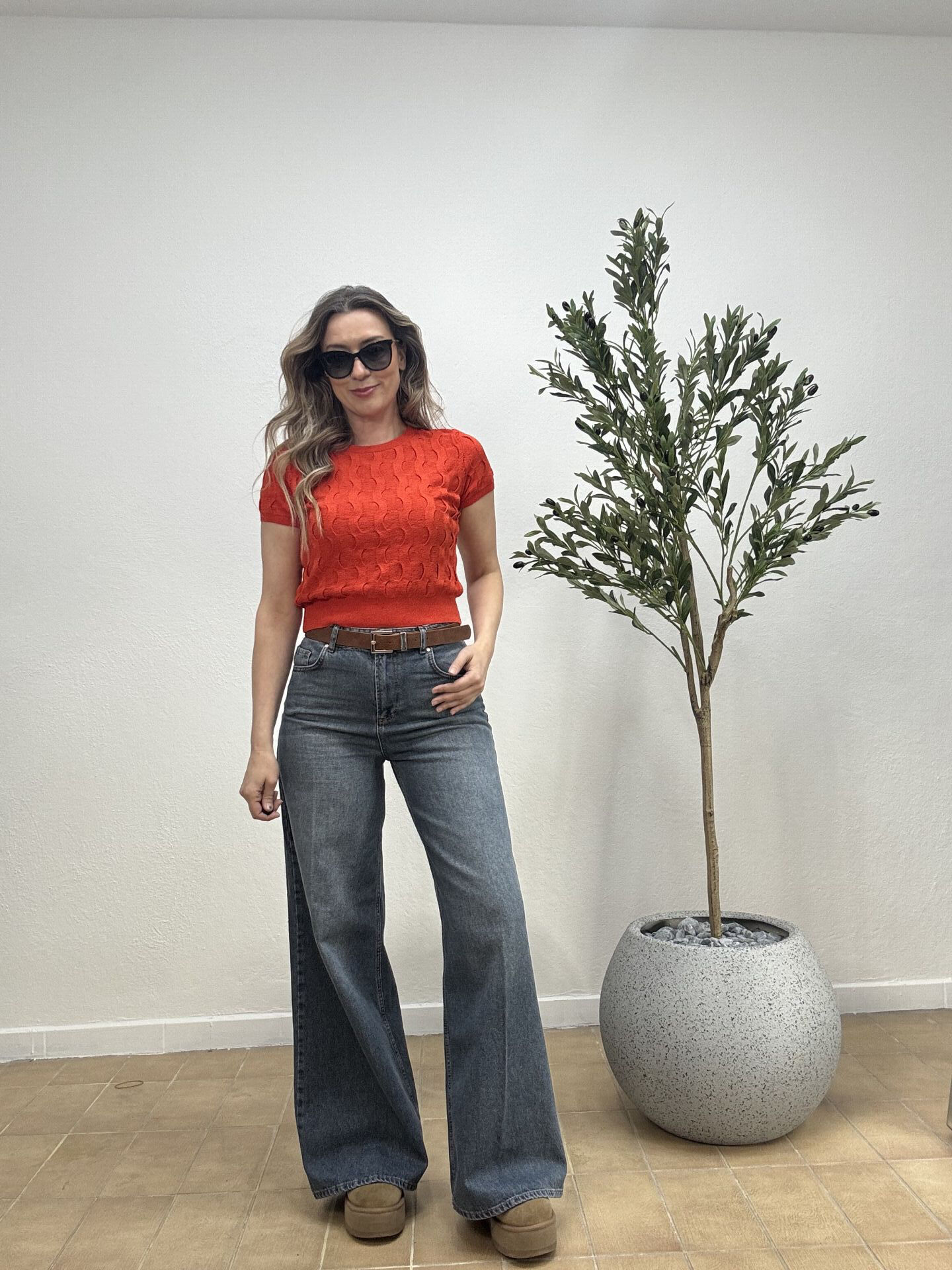 KEMERLİ PALAZZO PANTOLON