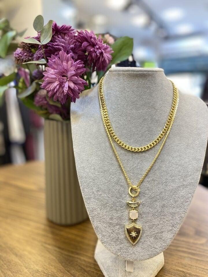 İKİLİ KALKAN FİGÜR KO ALTIN