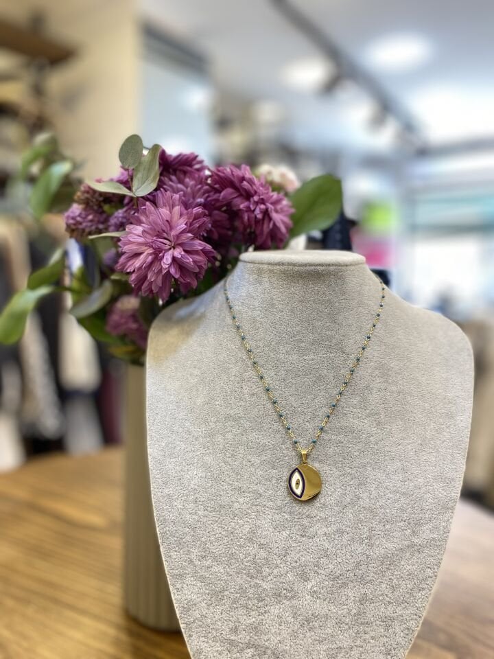 YUV. MAVİ BONCUKLU KO ALTIN